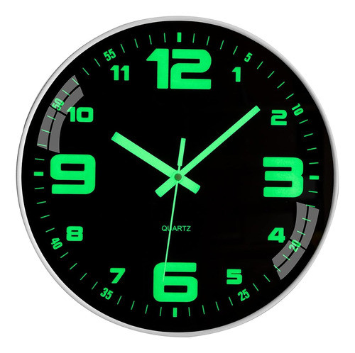 Reloj De Pared - Relojes De Pared Funciona Con Pilas De 12 P 0