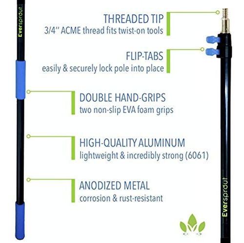 Eversprout 5to12 Poste De Extension Telescopico De Pie | L 1
