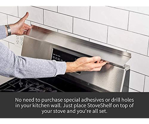 Stoveshelf Estante Magnético Para Estufa De Cocina - Solució 1