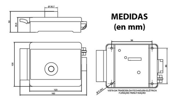 Cerradura / Cerrojo Electrico De Alta Seguridad Rejas/puerta 1