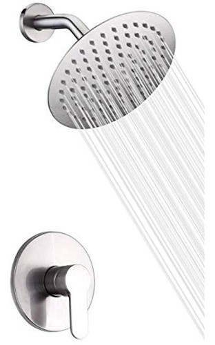 Grifo De Ducha Sumerain Niquel Cepillado Valvula Roughin D 0