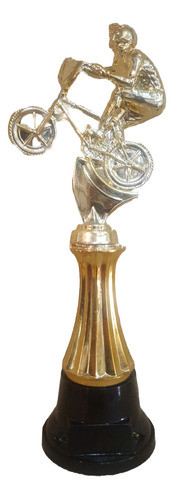 Trofeo Plástico Bicicross Ciclismo Columna Chica - Souvenir 0