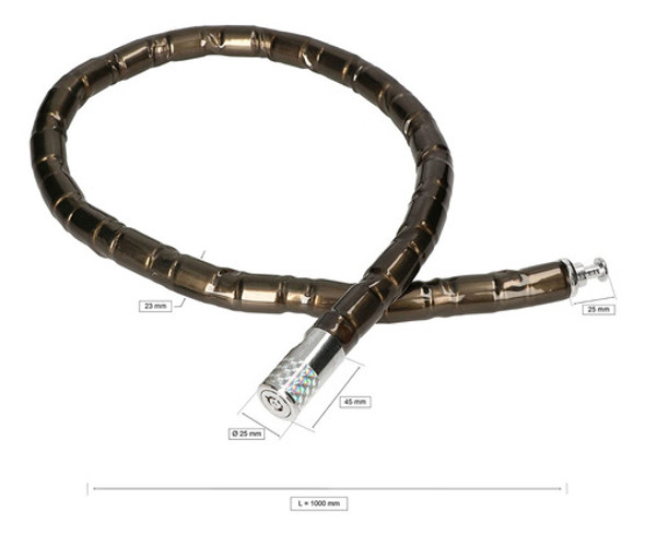 Cadena Candado Reforzada Tranca Moto Bicicleta Electroimport 1 Cadena Candado Reforzada Tranca Moto Bicicleta Electroimport 1