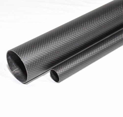 Tubo De Fibra De Carbono Od25mm * Id23mm * 500 M M 3k Rollo 0