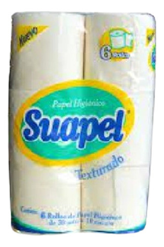 Pack Papel Higiénico Suapel Texturado 6x30m- X12u- Ma 0