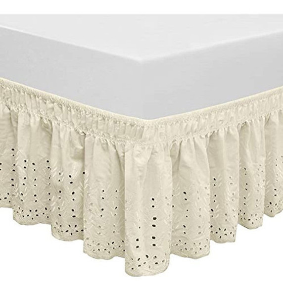 Qsy Home Envoltura Alrededor De Faldas De Cama Con Ojales El 0 Qsy Home Envoltura Alrededor De Faldas De Cama Con Ojales El 0