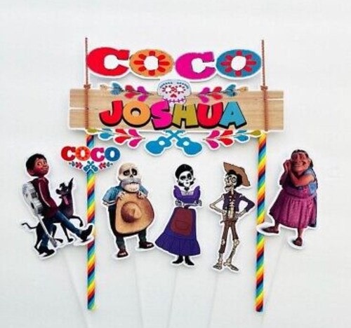 Toppers Cake Adorno Para Torta Coco 1