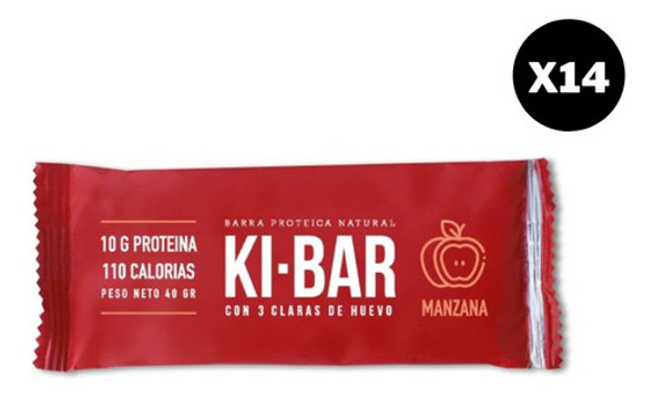 Ki Bar - Barritas Proteicas - Manzana Y Algarroba - X14 Uds 0