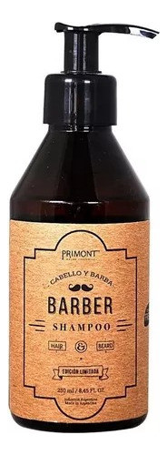 Kit Barba Y Pelo Shampoo Acondicionador Gel Primont Barber 1