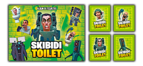 Album Skibidi Toilet: Pack Album + 80 Sobres - Original 0 Album Skibidi Toilet: Pack Album + 80 Sobres - Original 0