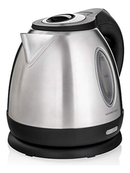 Mixpresso Hervidor Eléctrico De Acero Inoxidable, 0