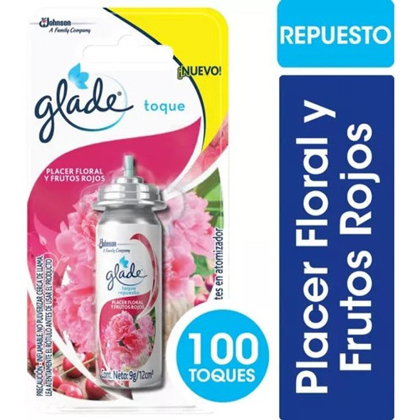 Glade Toque Repuesto Placer Floral Y Frutos Rojos X 6 Unid 1 Glade Toque Repuesto Placer Floral Y Frutos Rojos X 6 Unid 1