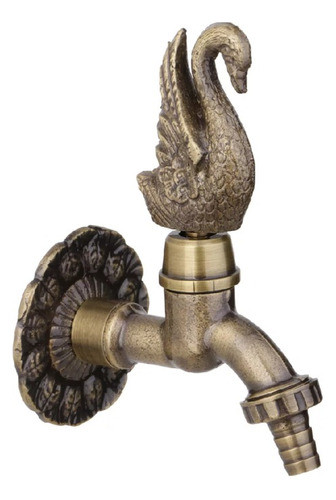 Canilla De Jardin Cisne Bronce Viejo 0