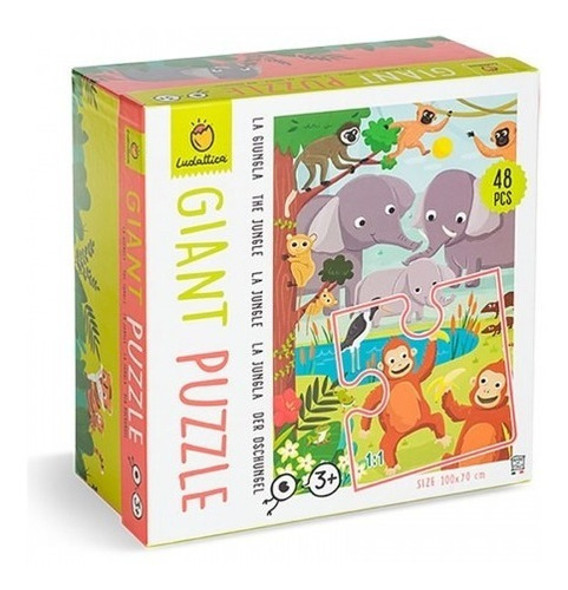Giant Puzzle La Jungla 48 Piezas - Ludattica 0