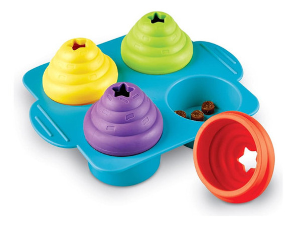 Brightkins Cupcake Party Treat Puzzle Para Perros - Juguetes 0