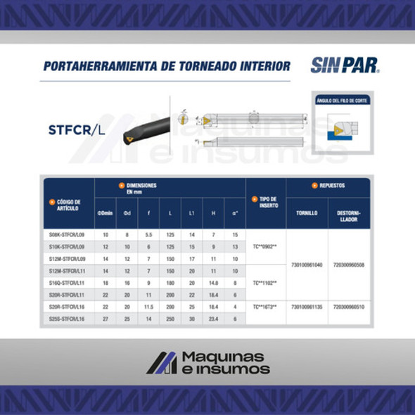 Portainserto S12m Stfcr 09 Sinpar 1
