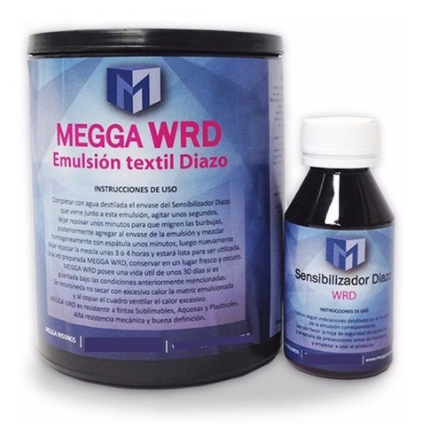 Emulsión Textil Diazo Megga Wrd X 1 Kg Serigrafia 0