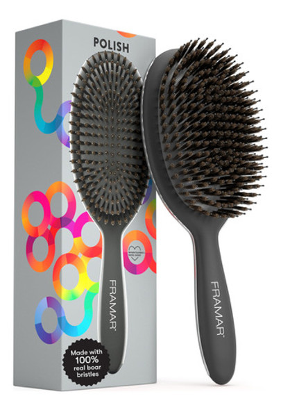 Cepillo De Cerdas De Jabalí Framar Para Mujeres  Ideal 0