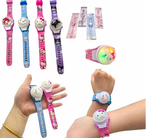 Reloj Infantil Digital Cinnamoroll Con Luz Rota 360º 1