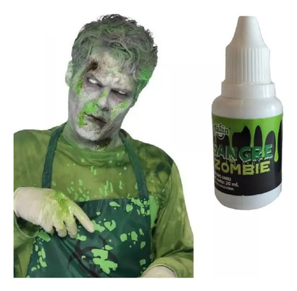 Sangre Zombie Falsa Artificial Maquillaje Halloween 20ml 1