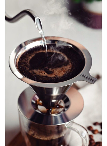 Colador Para Café De Acero Inoxidable Tramontina 1 Colador Para Café De Acero Inoxidable Tramontina 1