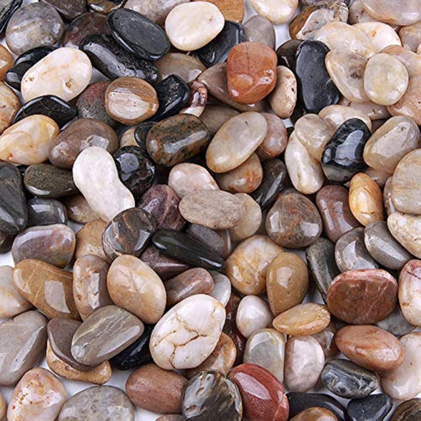 5 Libras De Rocas De Río, Guijarros, Piedras Decorativas Par 0 5 Libras De Rocas De Río, Guijarros, Piedras Decorativas Par 0