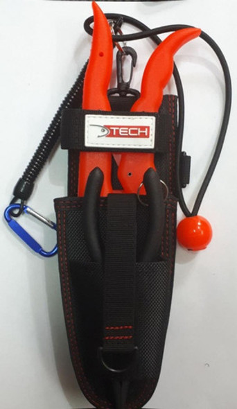 Funda Doble Para Pinzas  De Pesca Con Clip Elastico Grande 1