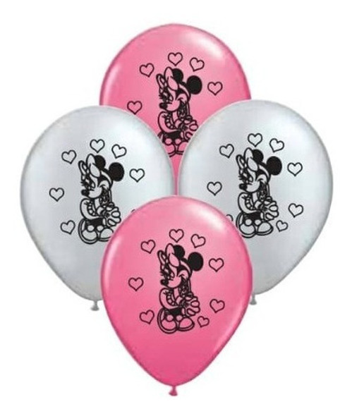 Globos Mickey Mouse 12 Pulgadas X 10 Unid Chirimbolos 1 Globos Mickey Mouse 12 Pulgadas X 10 Unid Chirimbolos 1