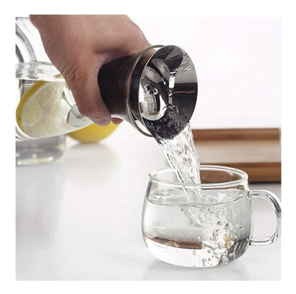 Jarra De Vidrio 1500ml Tapa Metalica 1 Jarra De Vidrio 1500ml Tapa Metalica 1