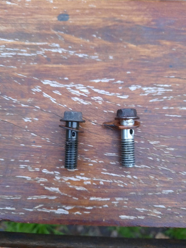Tornillos Irrigacion De Aceite Original Honda Elite 150 Ch 1