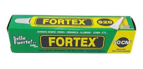 Silicona Sellador Fortex 50cc Común - Mosaiquismo Mosaico 1