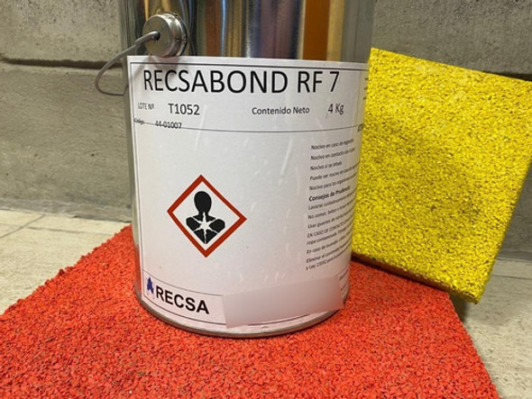 Adhesivo Poliuretánico Para Baldosa De Caucho Recsabond Rf7 0
