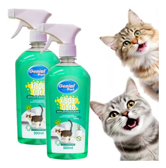 2 Repelente Spray Afasta Gatos Educador Atóxico 500ml 0 2 Repelente Spray Afasta Gatos Educador Atóxico 500ml 0
