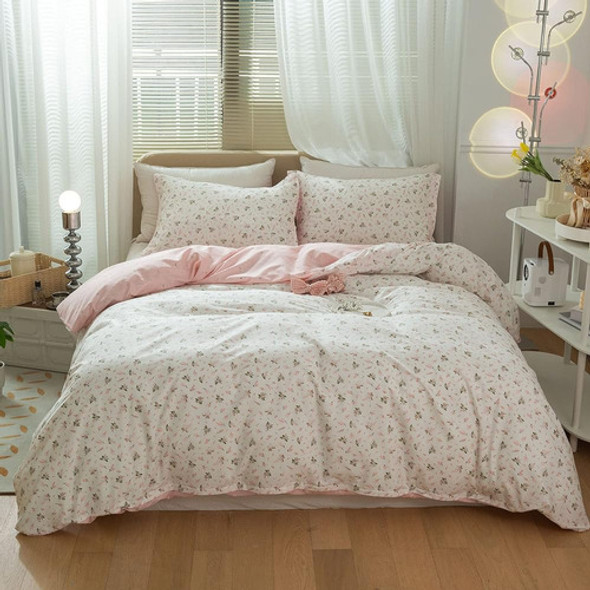 ~? Lifetb Cotton Floral Duvet Cover Queen Girl Pink Flower B 1 ~? Lifetb Cotton Floral Duvet Cover Queen Girl Pink Flower B 1