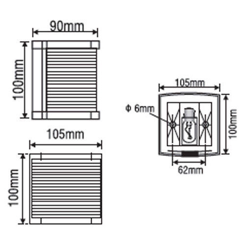 Luz Banda Verde Grande 1