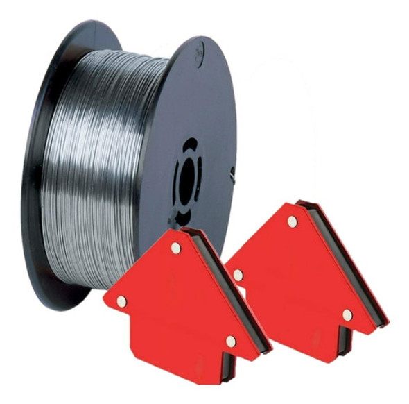 Alambre Mig P/ Soldar Sin Gas Flux Tubular X450g 0.8 Dogo 0