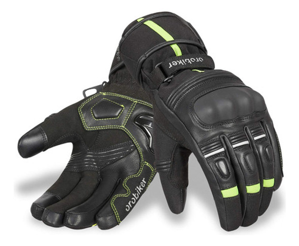 Oro Biker - Guantes De Invierno De Motocicleta | Guantes De 0