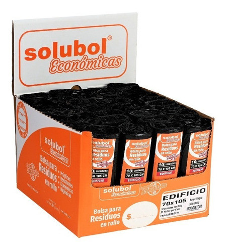 Bolsas Para Residuos/basura 70x105 Cms 35 Rollos X 10 Bol. 1