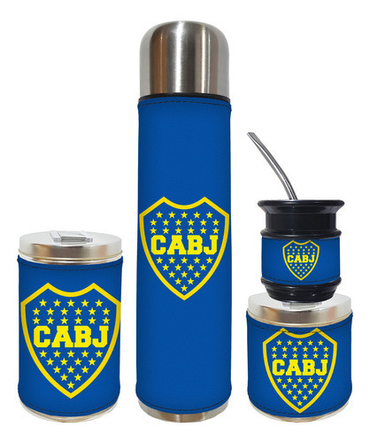Set Matero 4 Piezas Amnty Boca Juniors 2 Excelente Calidad 0