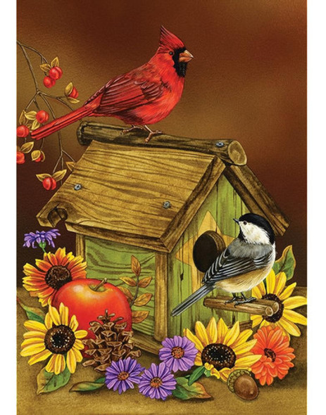 Toland Home Garden 111221 Autumn Melody Fall Flag 12x18 PuLG 0