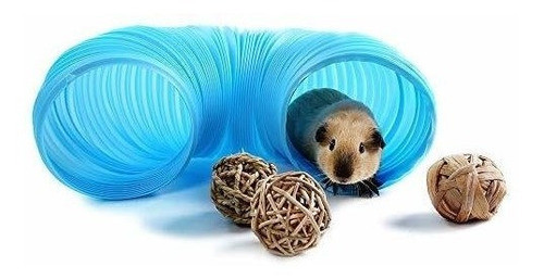 Niteangel Fun Tunnel Juego De 3 Pelotas Para Cobayas Chinchi 1