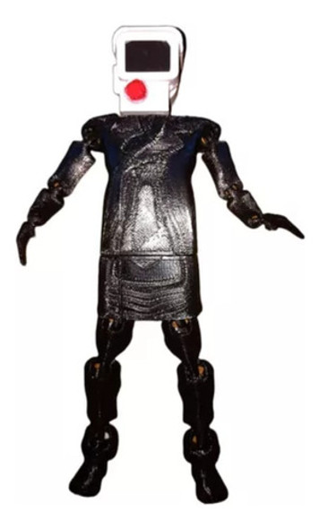 Figura 3d Juguete Articulado Skibidi Toilet 12-17cm Set X4 1