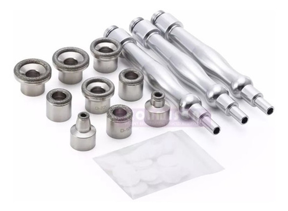Puntas De Diamante Dermoabrasion Kit 9 Puntas + 3 Mangos 0 Puntas De Diamante Dermoabrasion Kit 9 Puntas + 3 Mangos 0