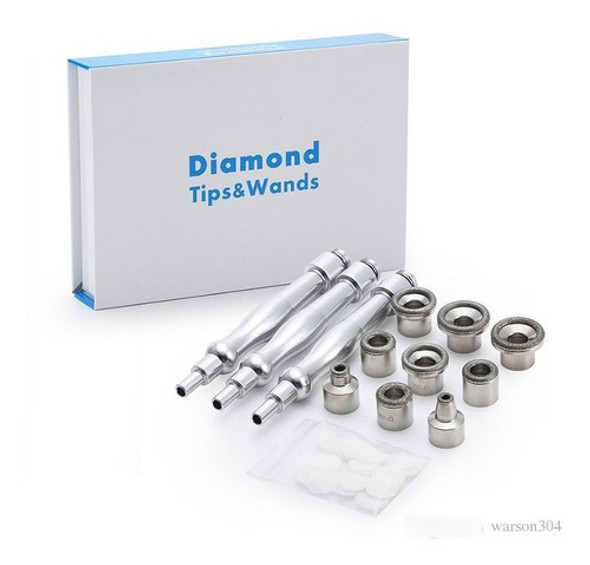 Puntas De Diamante Dermoabrasion Kit 9 Puntas + 3 Mangos 1 Puntas De Diamante Dermoabrasion Kit 9 Puntas + 3 Mangos 1