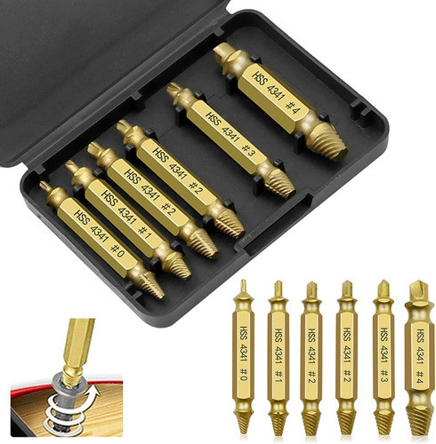 Saca Tornillos Dificiles 6 Pcs Fácil Y Rápido A Medidas © 0