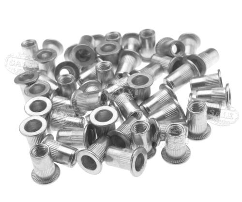 50 Piezas M6 Aserrado Acanalado Estriado Cabeza Grande Remac 0