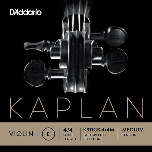 D'addario Kaplan Violín De Extremo De Bola Chapado En Oro Cu 1
