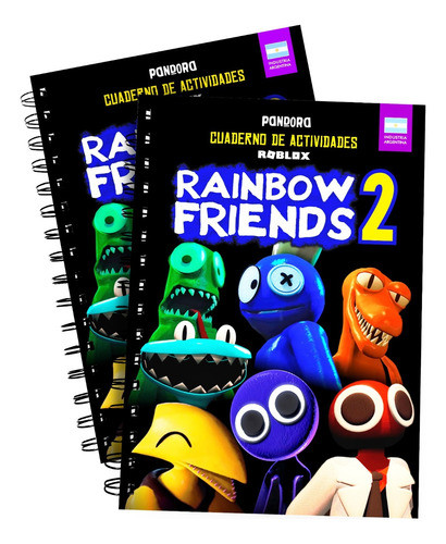 Rainbow Friends 2 Cuaderno Infantil Para Colorear Y Jugar 0