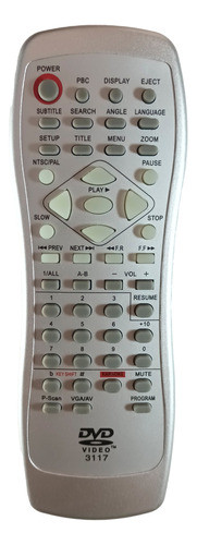 Control Remoto P/ Dvd Yamakawa  Panoramic 0