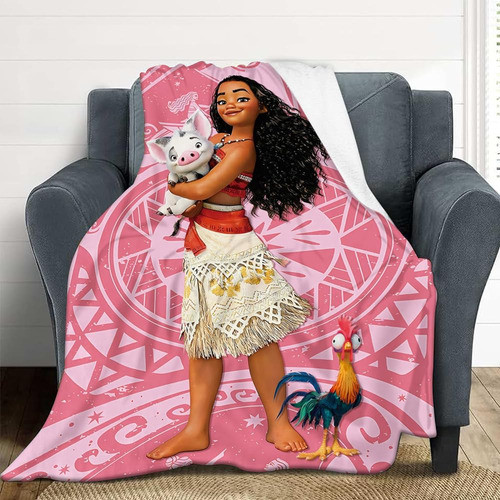 Wekuw 60x40in Moana Blanket Warm Ultra Soft Throw Manta Para 0